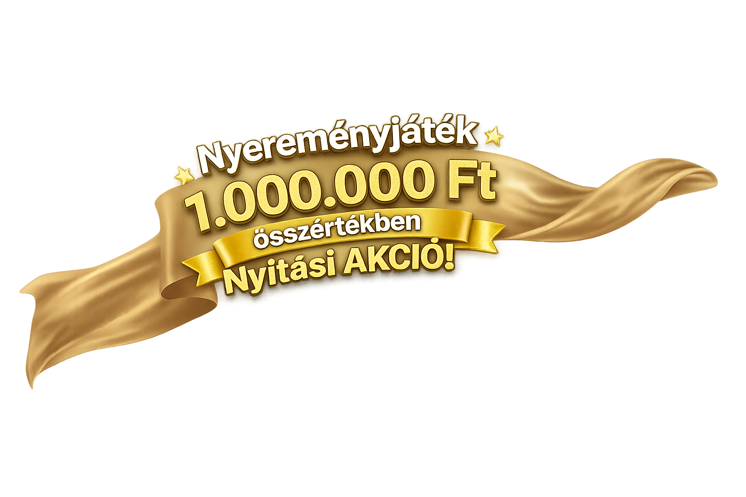 Nyereményjáték 1.000.000 Ft összértékben